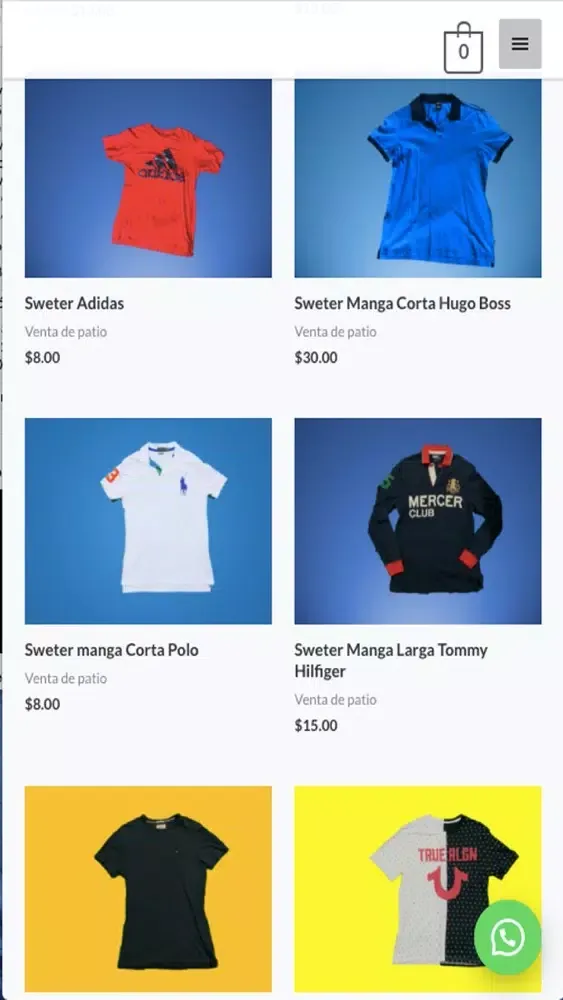 Tangkapan skrin Marciano EnLinea