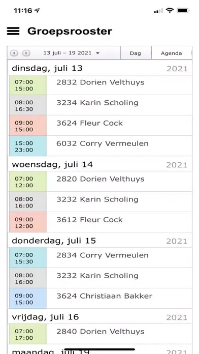 PlanCard Zorg Screenshots