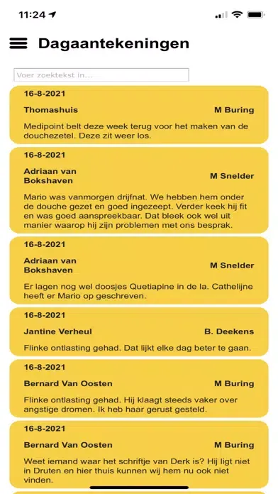 PlanCard Zorg Screenshots