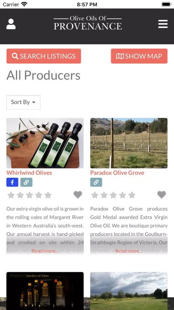 Olive Oils of Provenance سکرین شاٹس