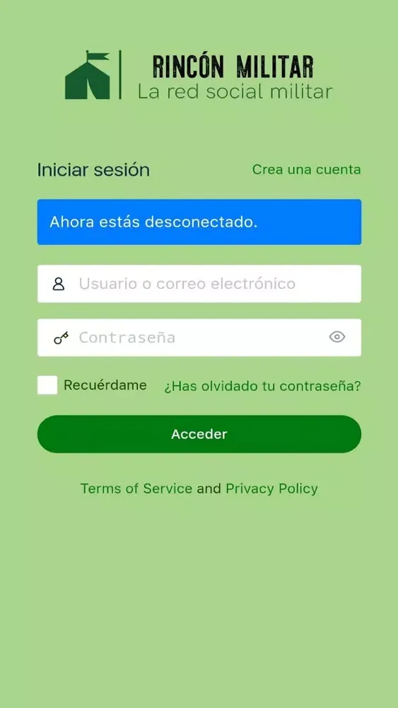 Tangkapan layar Rincón Militar