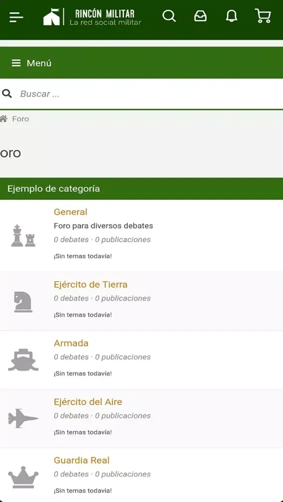 Tangkapan layar Rincón Militar