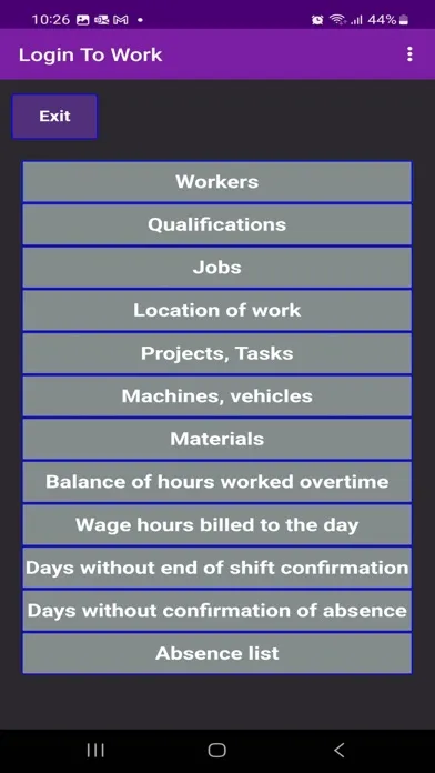 Login to work - phone login 스크린샷