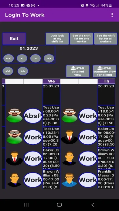 Login to work - phone login 스크린샷