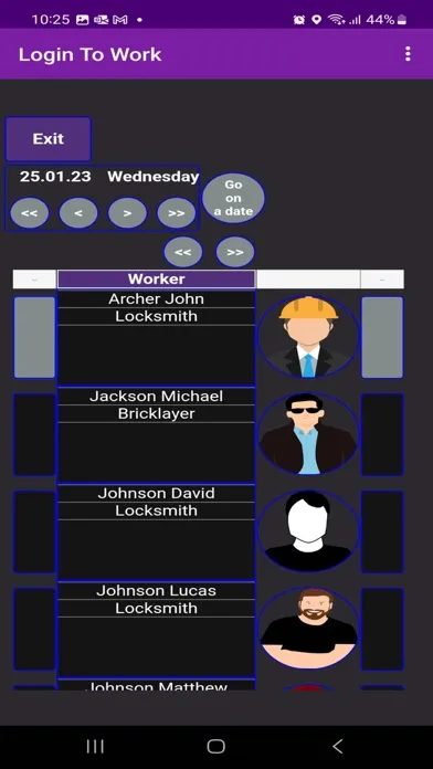 Login to work - phone login 스크린샷