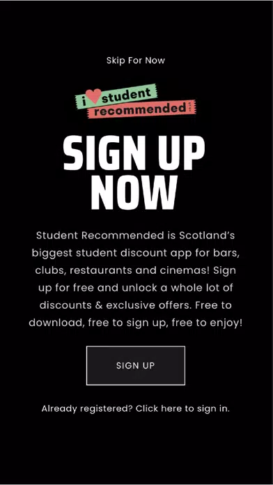 Capturas de tela do Student Recommended