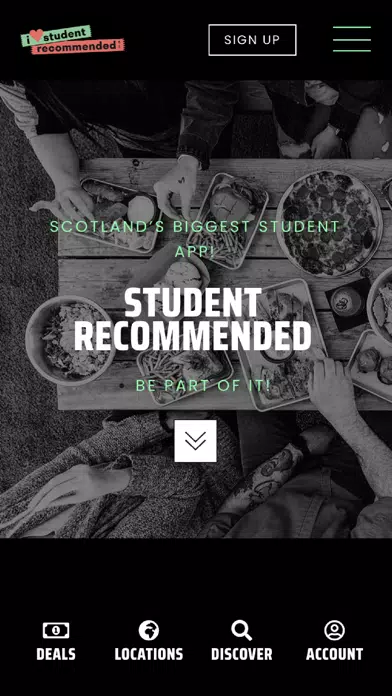 Capturas de tela do Student Recommended