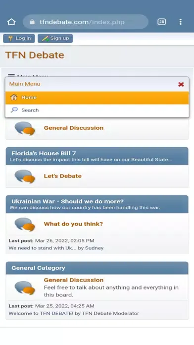 TFN Debate स्क्रीनशॉट