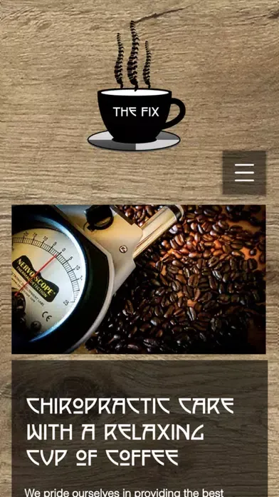 Tangkapan layar The Fix Chiropractic/Coffee