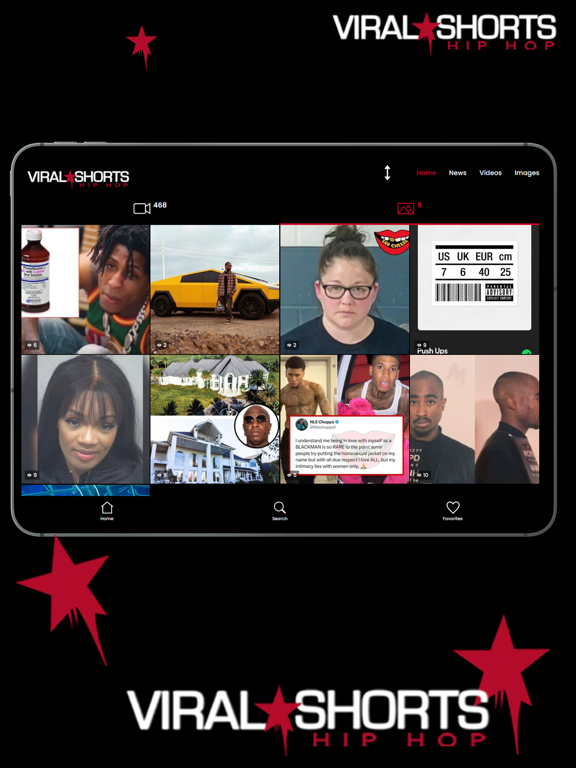 Viral Rap Shorts - News iPad  Screenshots