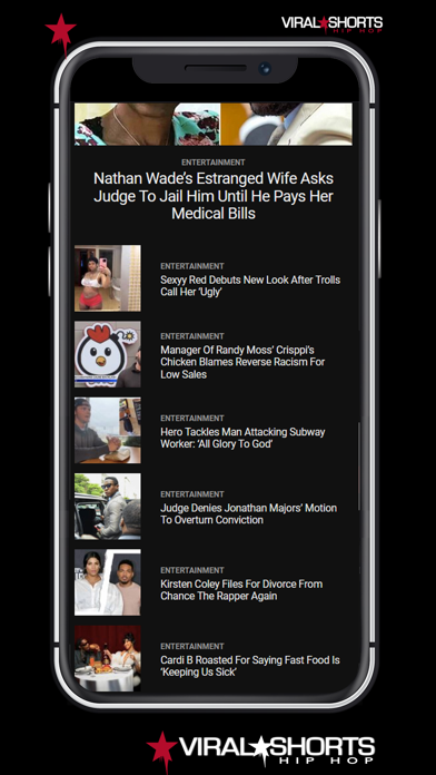 Viral Rap Shorts - News Screenshots
