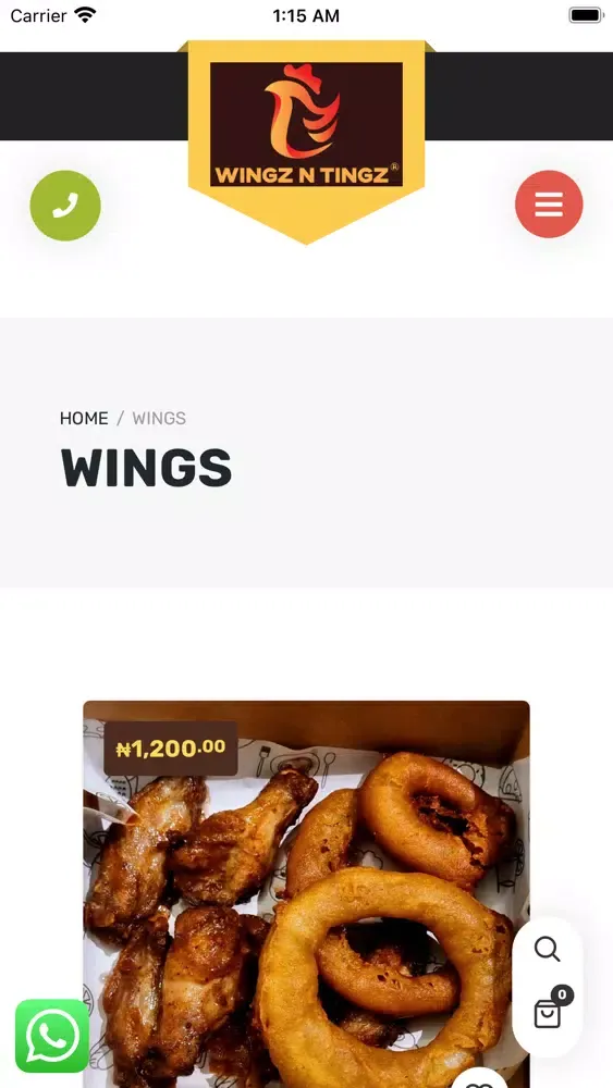 Wingz N Tingz سکرین شاٹس