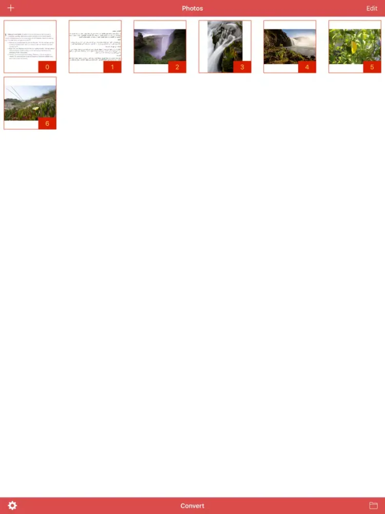 Convert Photo to PDF iPad 應用截圖