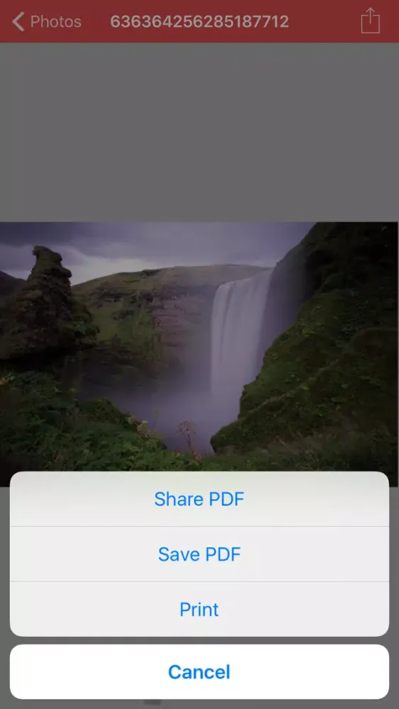 Convert Photo to PDF應用截圖