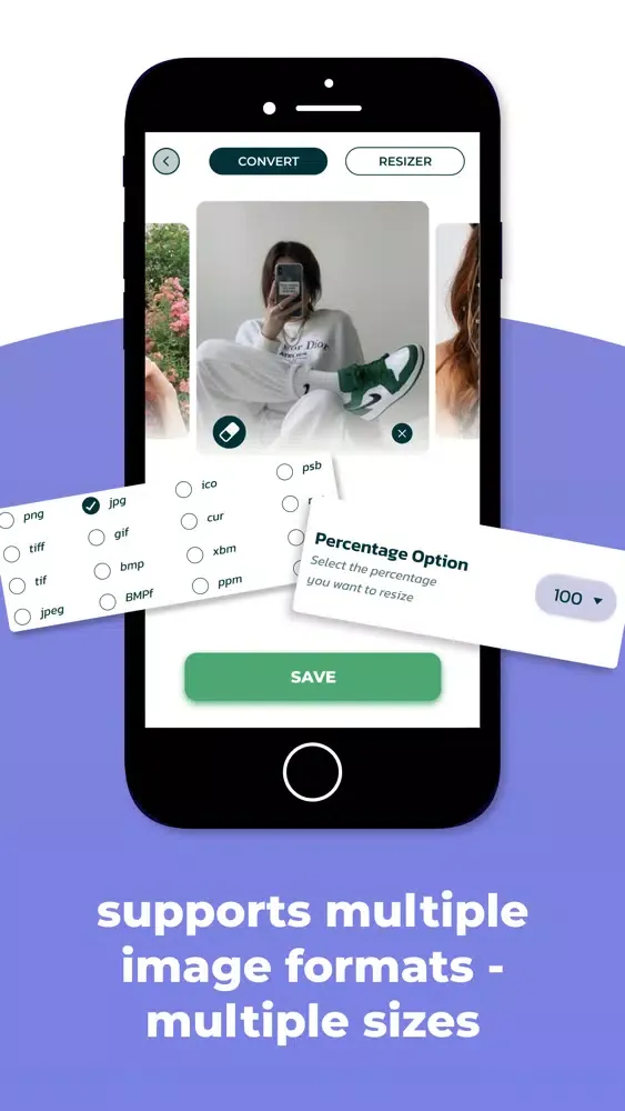 تصاویر Convert photo to JPG, GIF, PDF