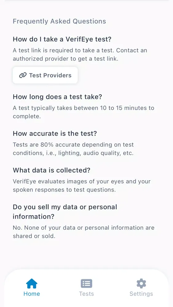 Zrzuty ekranu VerifEye - Truth Verification