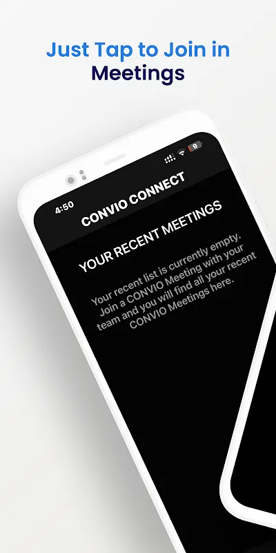 Tangkapan skrin Convio Connect