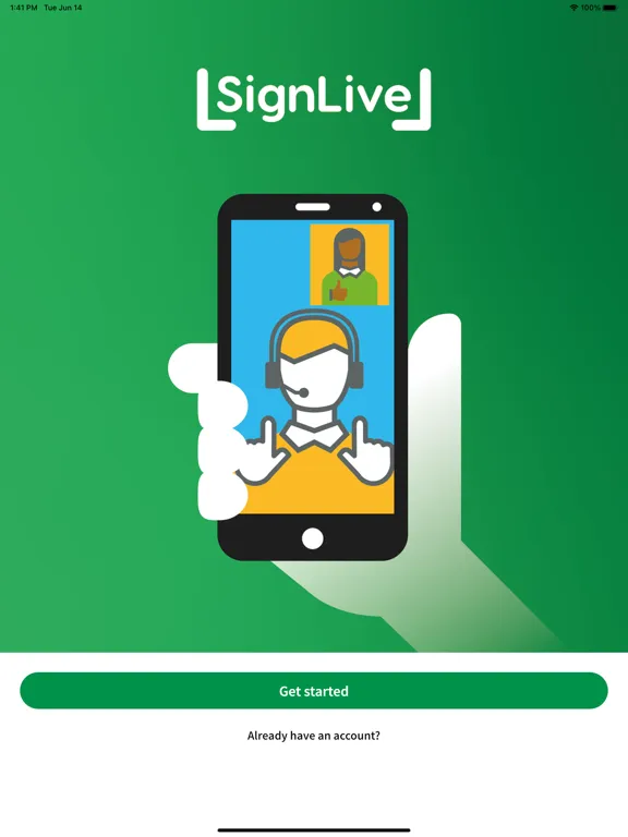 SignLive 2.0 iPad  Screenshots