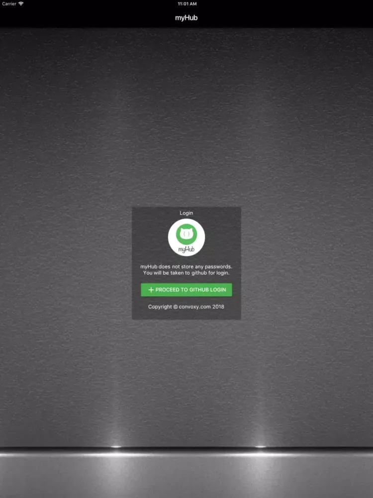 myHub - client for github iPad  스크린샷