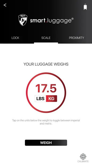 Screenshot di Heys Smart Luggage®