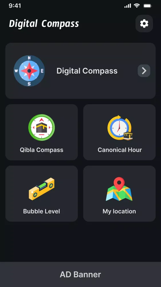 Digital Compass-Qibla Compass Screenshots