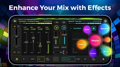 Capturas de tela do DJ Music Mixer - Rythmix DJ