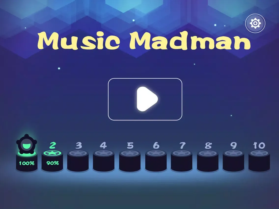 Ảnh chụp màn hình của Music Madman - Crazy Rhythm Game iPad 