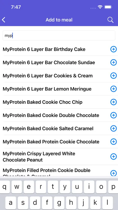 Your Daily Calories Screenshots