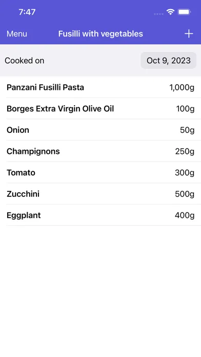 Your Daily Calories Screenshots