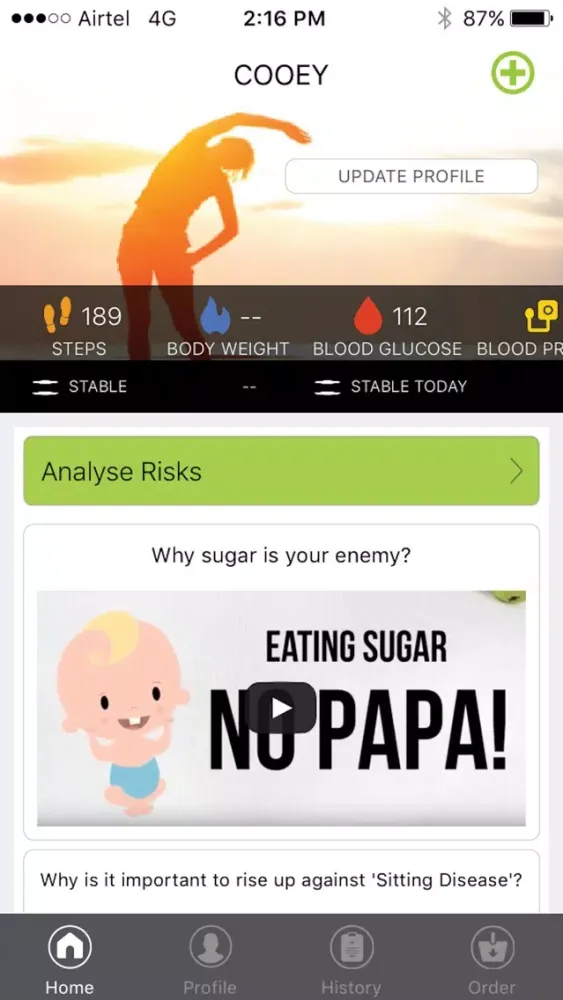 Captures d'écran de COOEY Health