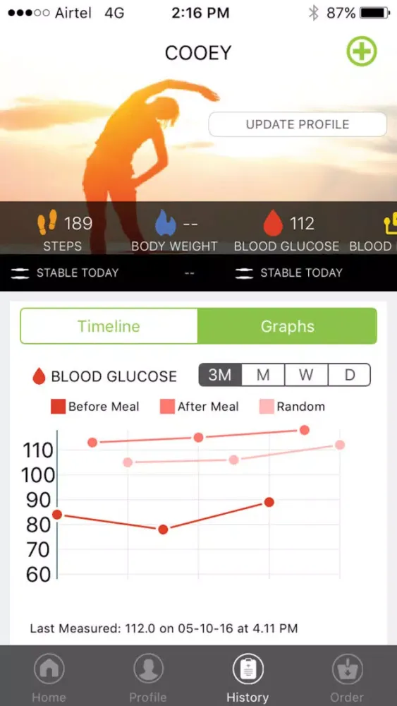Captures d'écran de COOEY Health