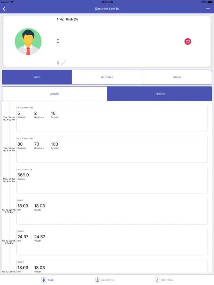 Capturas de tela do Helpers Home Care iPad 
