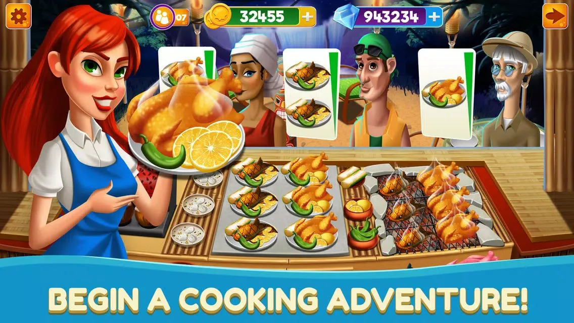 Capturas de tela do Chef Fever - New Cooking Game