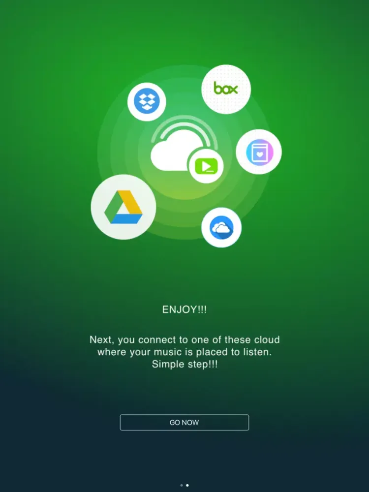 Cloudy Player: Music Offline iPad  스크린샷