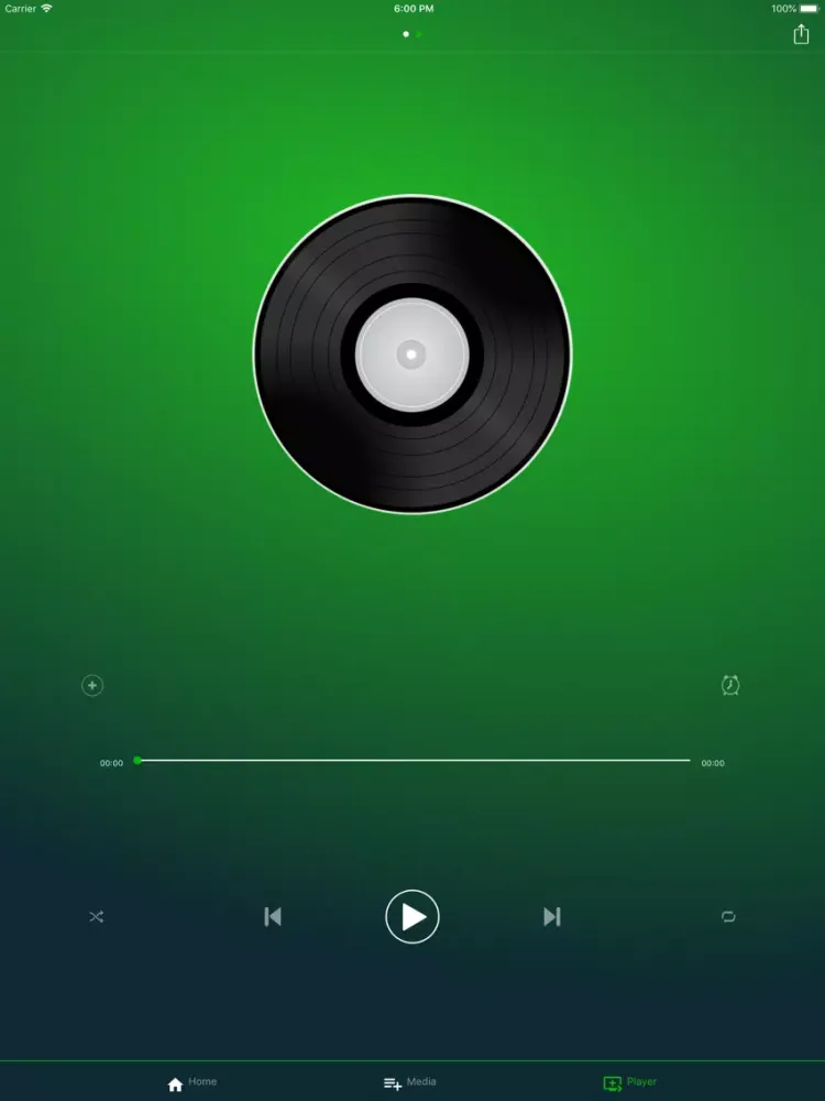 Cloudy Player: Music Offline iPad  스크린샷