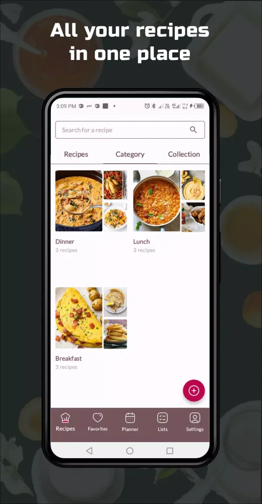 Recipes Wallet & Meal Planner スクリーンショット
