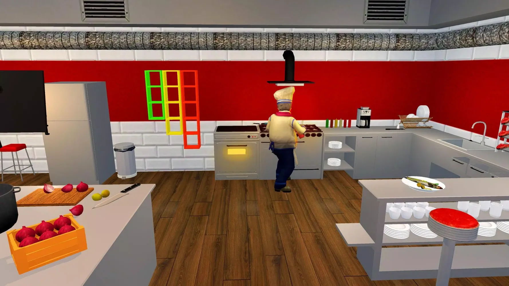 Tangkapan skrin Cooking Spies Food Simulator