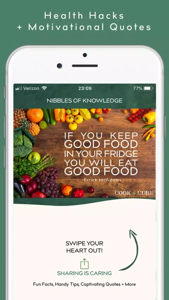 COOK + CURE | Food is Medicine应用截图