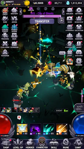 AFK Dungeon : Idle Action RPG Ekran Görüntüleri