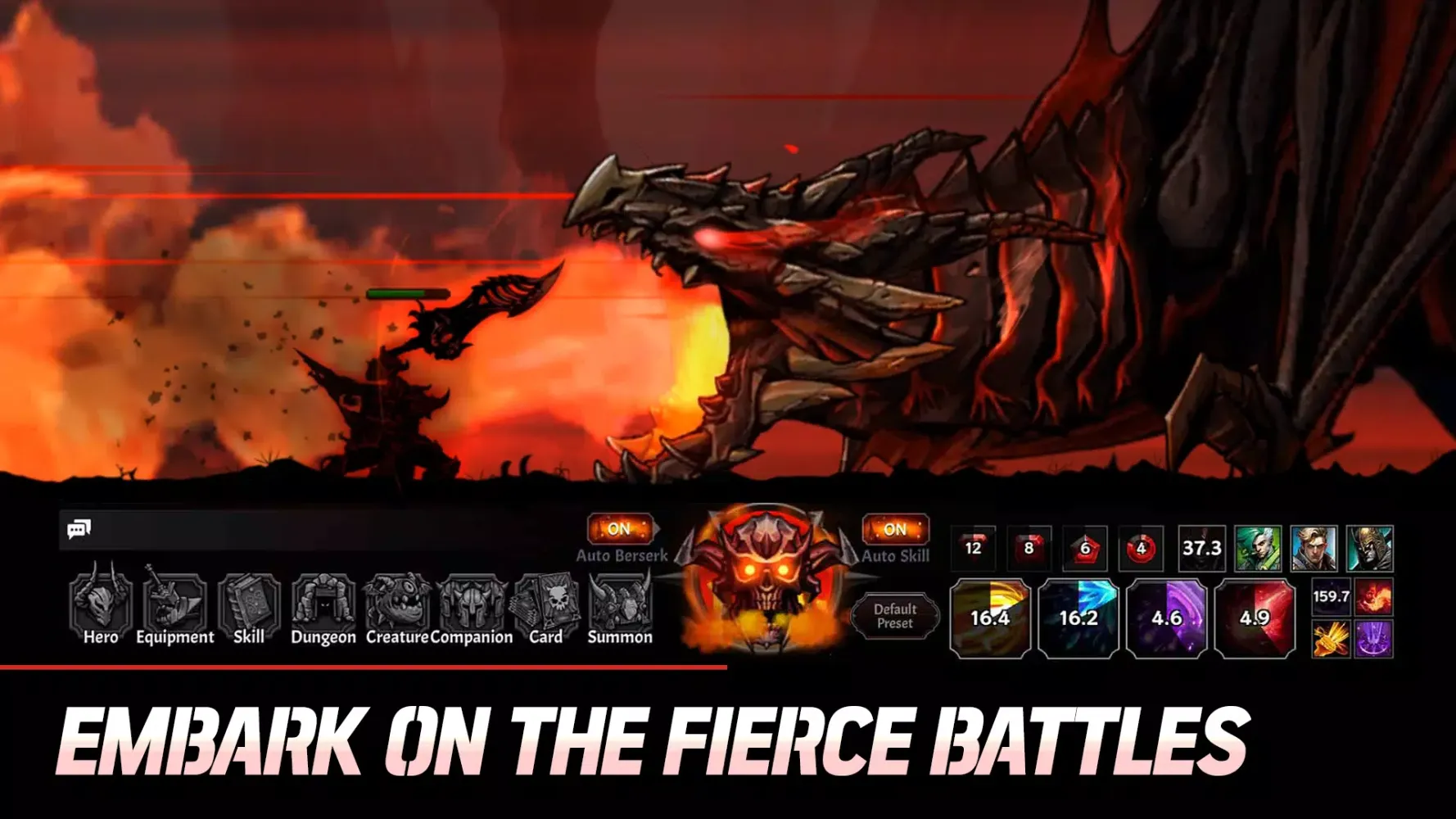 Tangkapan skrin Idle Berserker: legend of rpg