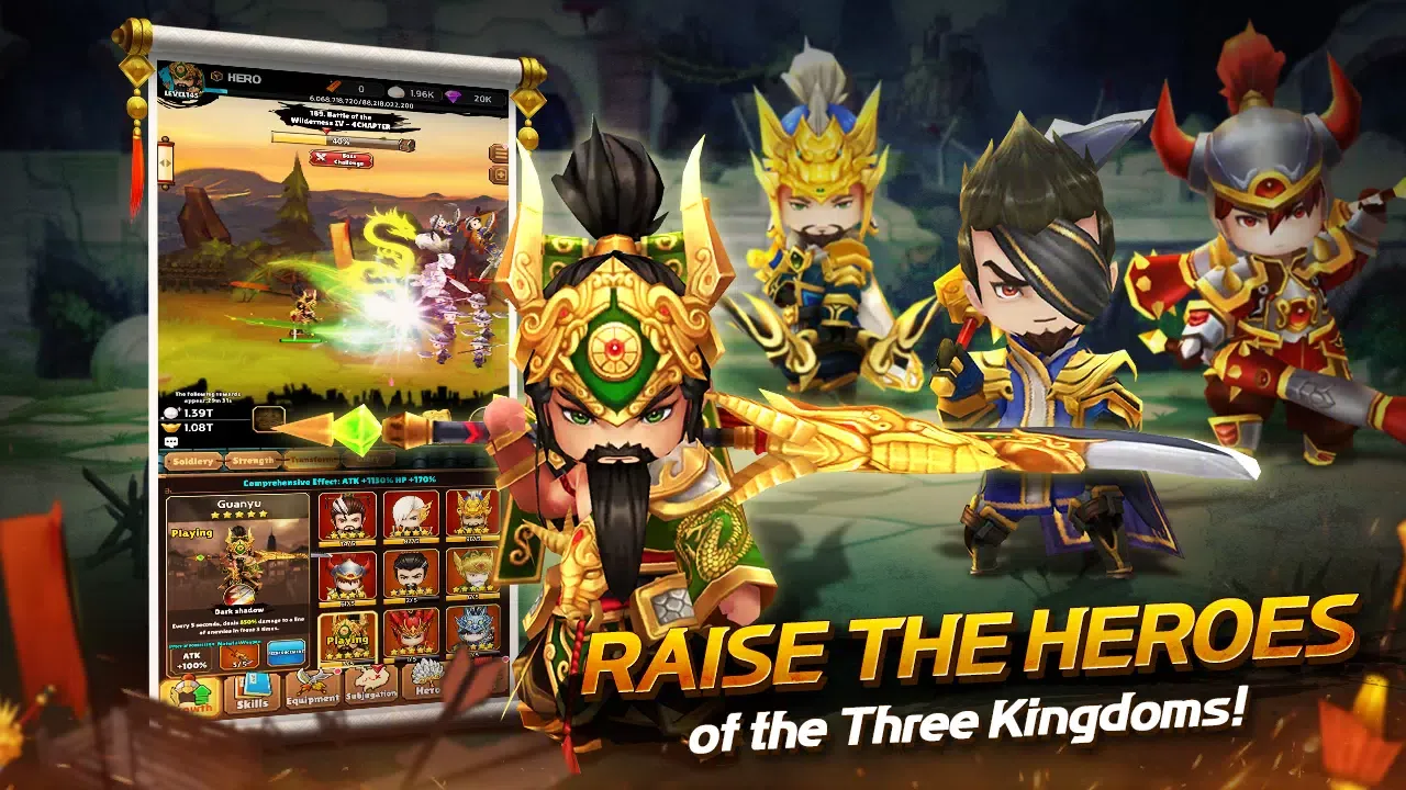 AFK Three Kingdoms : idle RPG应用截图