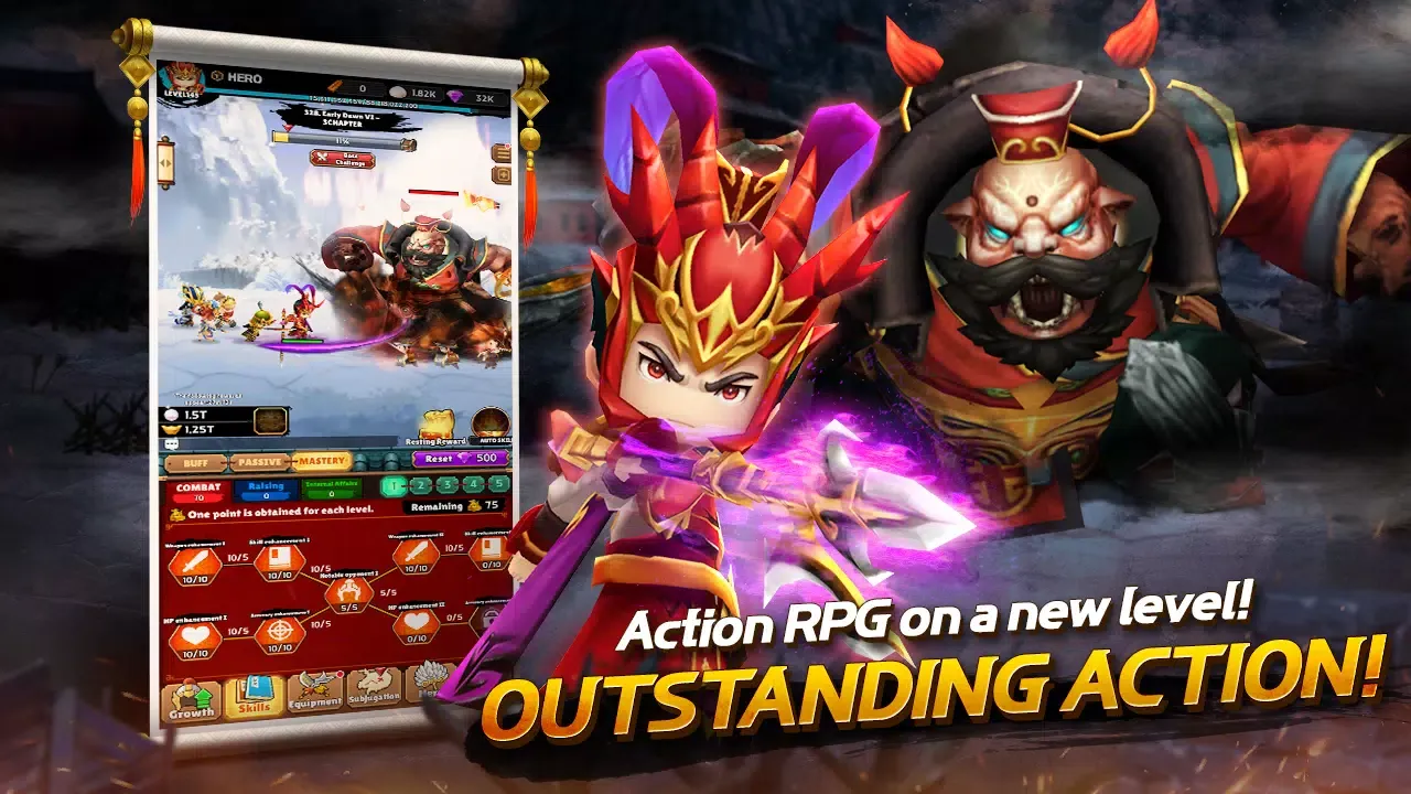 AFK Three Kingdoms : idle RPG应用截图