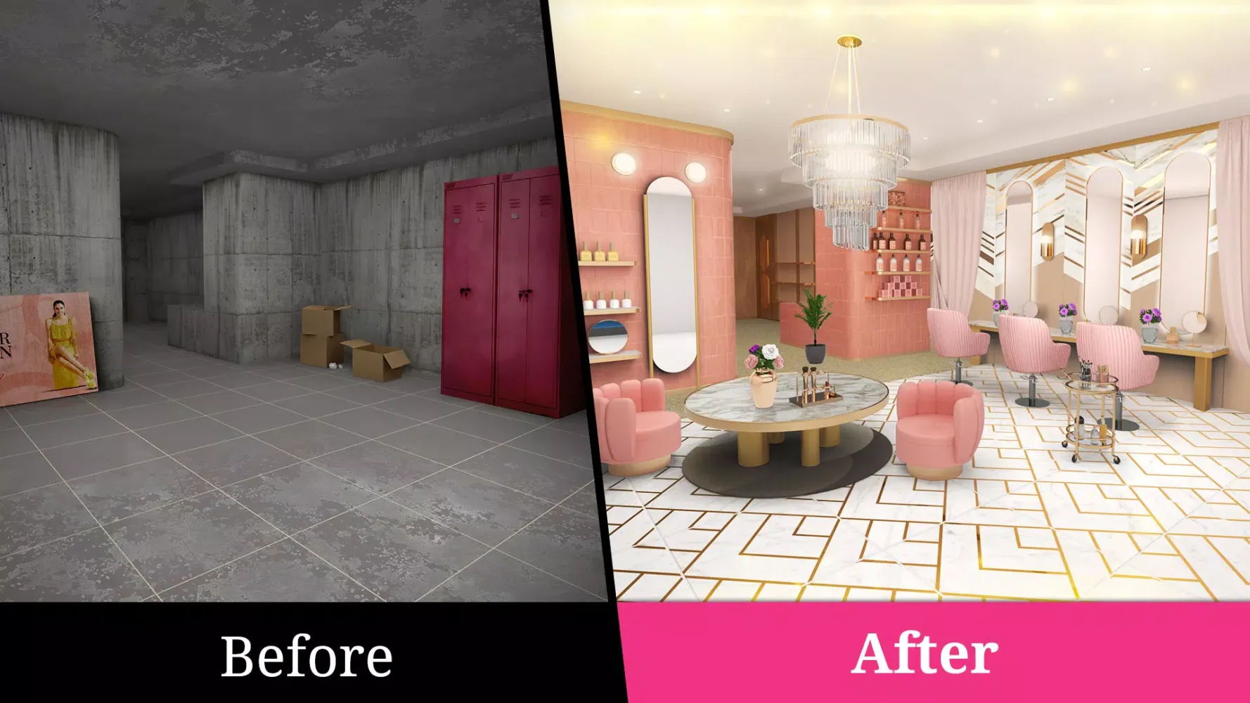 ภาพหน้าจอของ My First Makeover