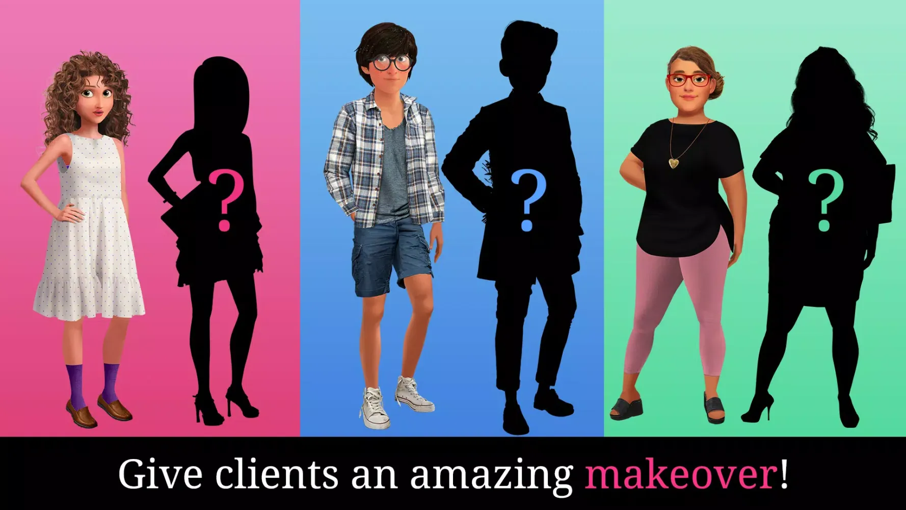 ภาพหน้าจอของ My First Makeover