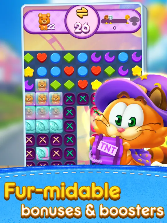 Magic Cat Match: Swipe & Blast iPad 應用截圖