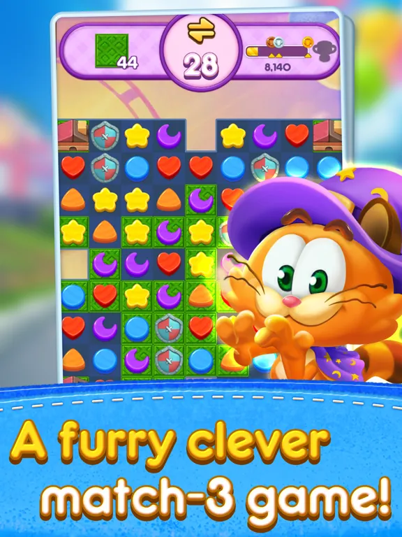 Magic Cat Match: Swipe & Blast iPad 應用截圖