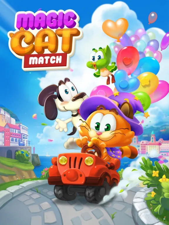 Magic Cat Match: Swipe & Blast iPad 應用截圖