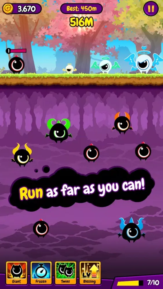 Tangkapan skrin Merge & Run: Grow little devil