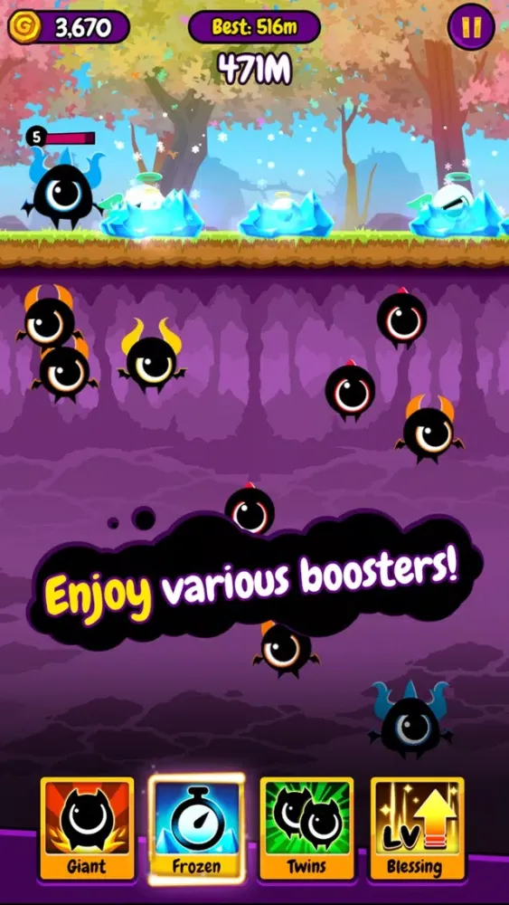 Tangkapan skrin Merge & Run: Grow little devil