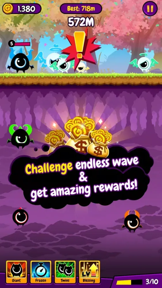 Tangkapan skrin Merge & Run: Grow little devil